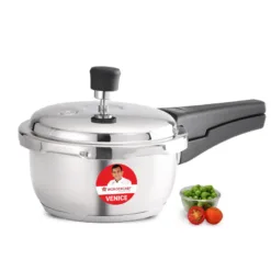 Venice Stainless-steel Pressure Cooker | 2L | Outer Lid | Triply Bottom | Safe Cooking